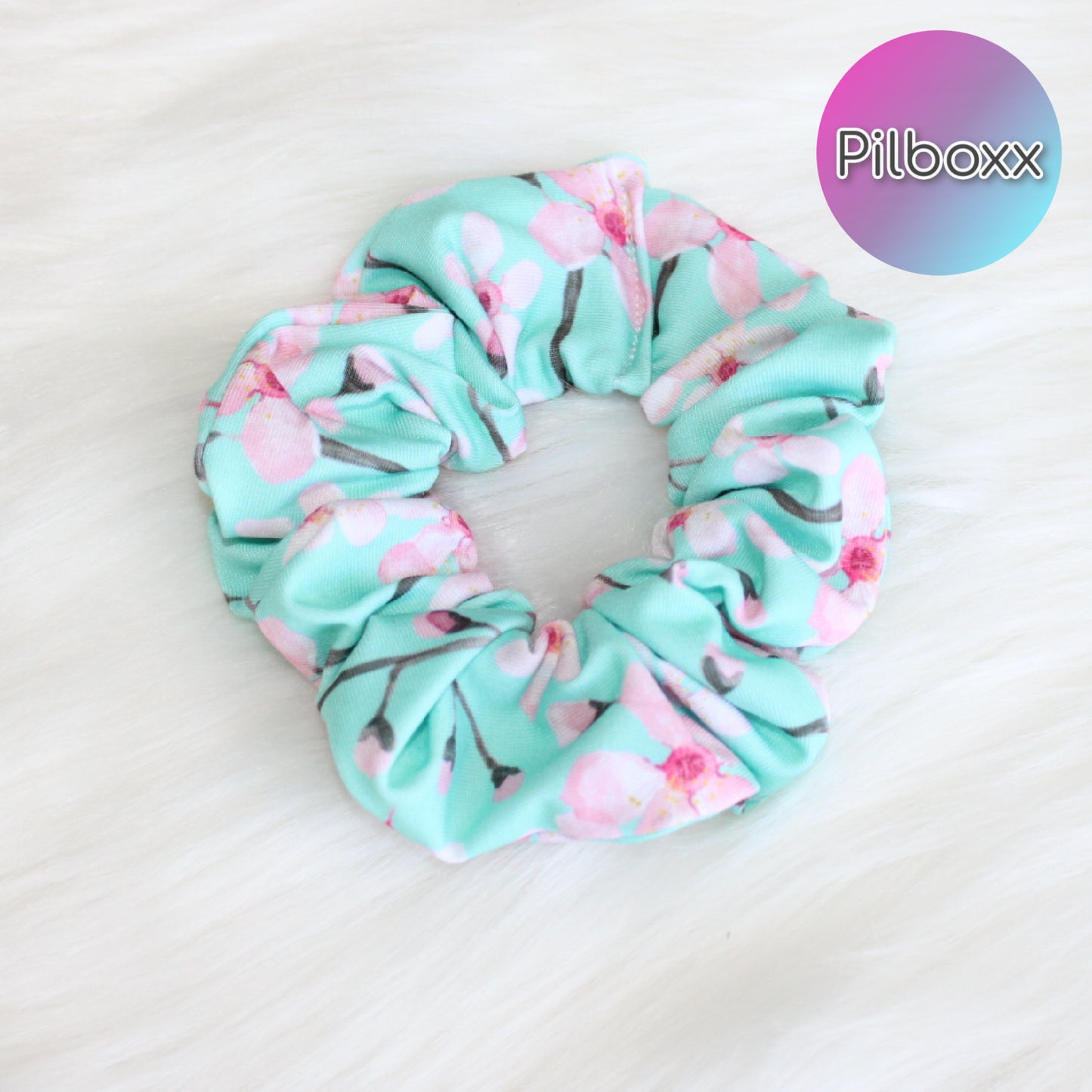 Cherry Blossom Scrunchie, Singles or Set