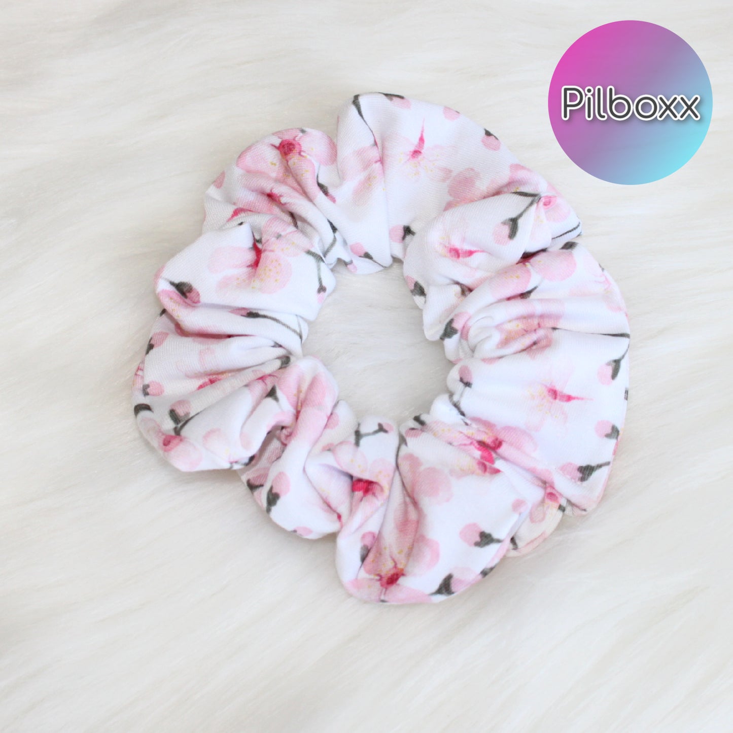 Cherry Blossom Scrunchie, Singles or Set