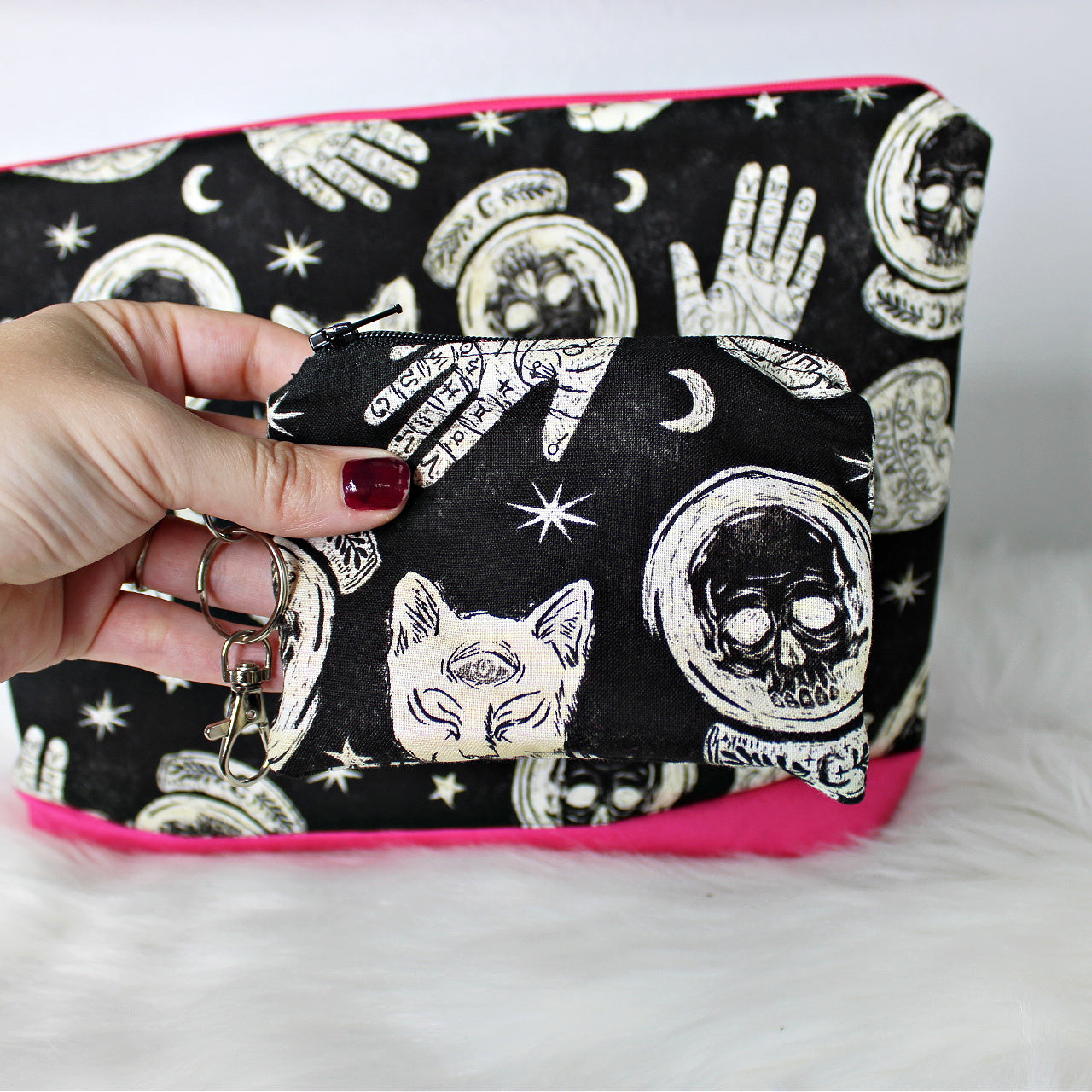 Witchy Celestial Makeup Bag