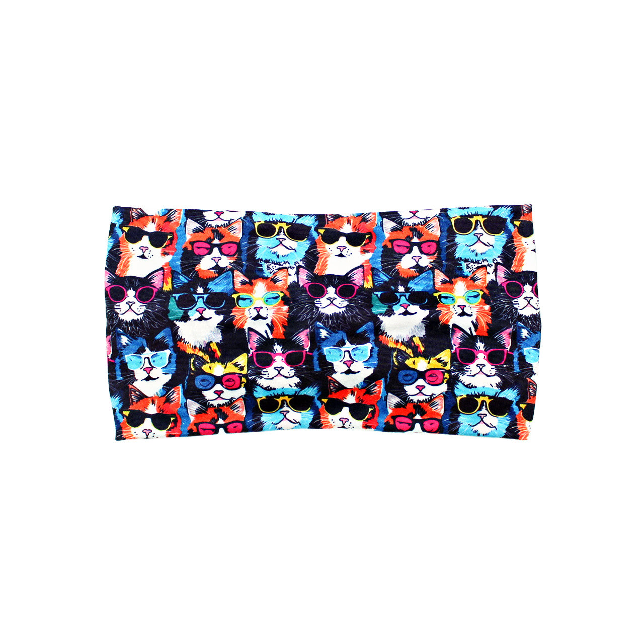 Wide Cool Cat Headband for Women