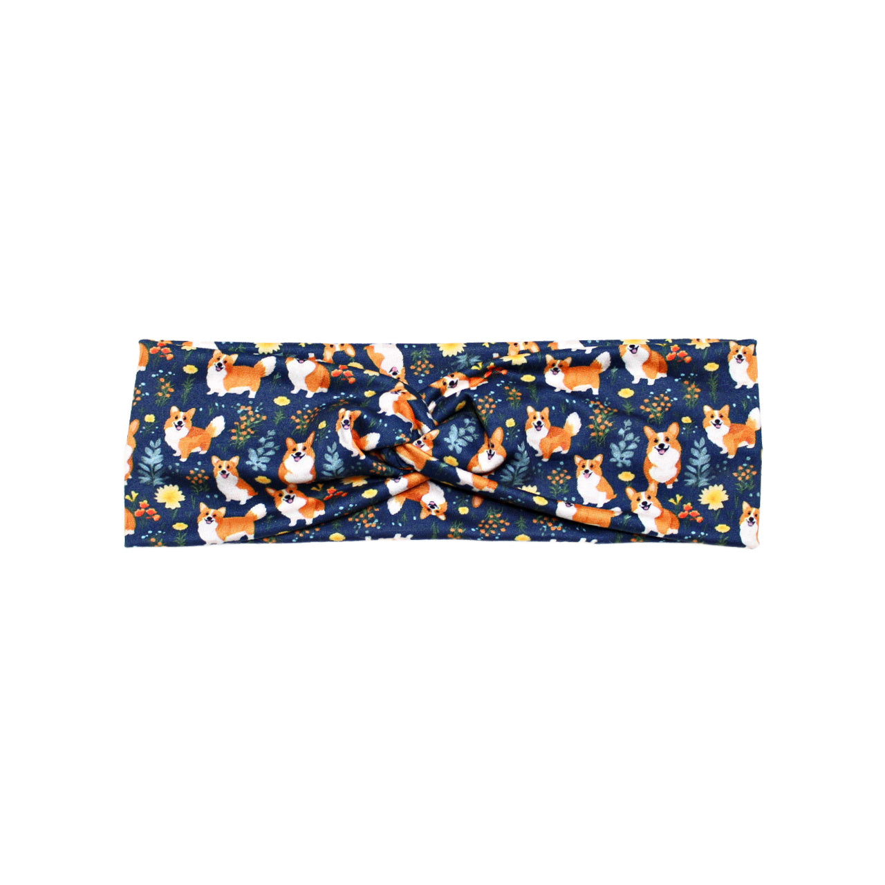 Corgi Dog Print Headbands