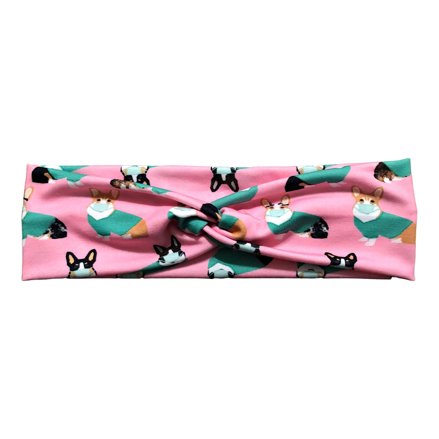 Corgi Dogs in Scrubs Headband for Women