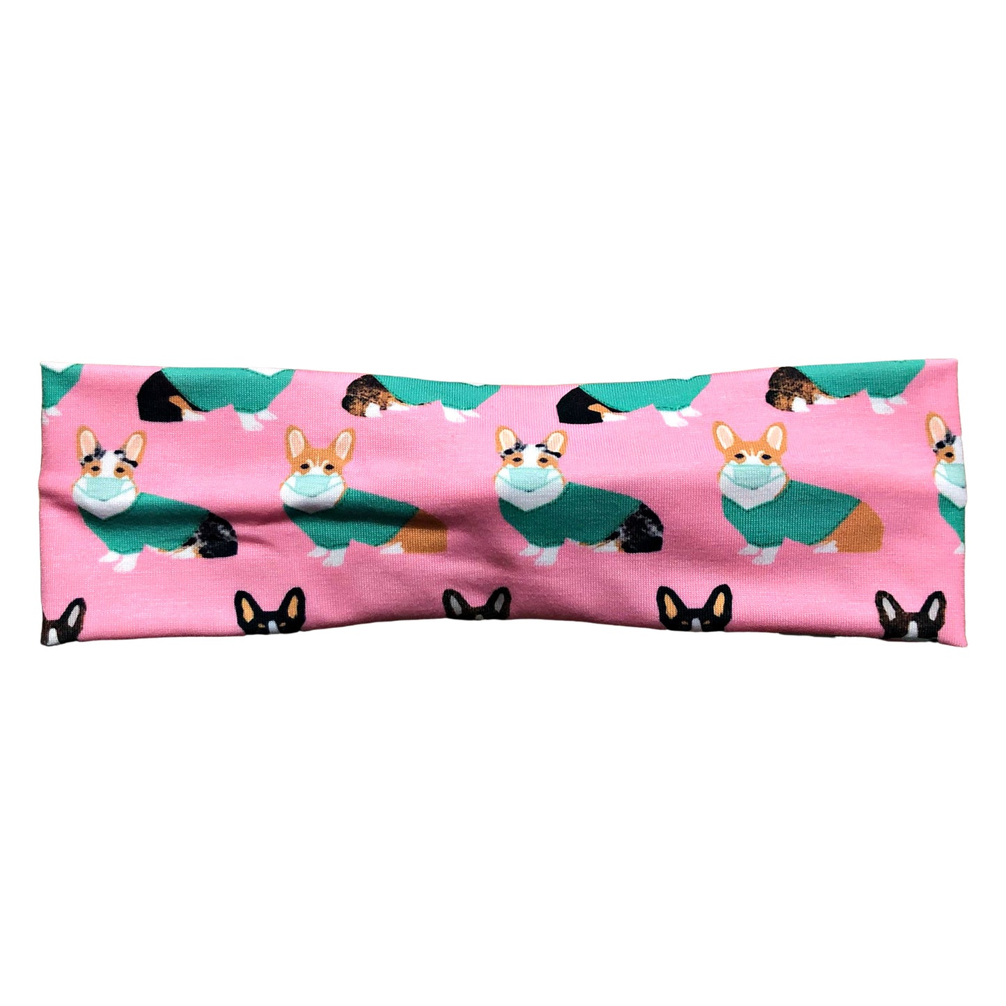 Corgi Dogs in Scrubs Headband for Women