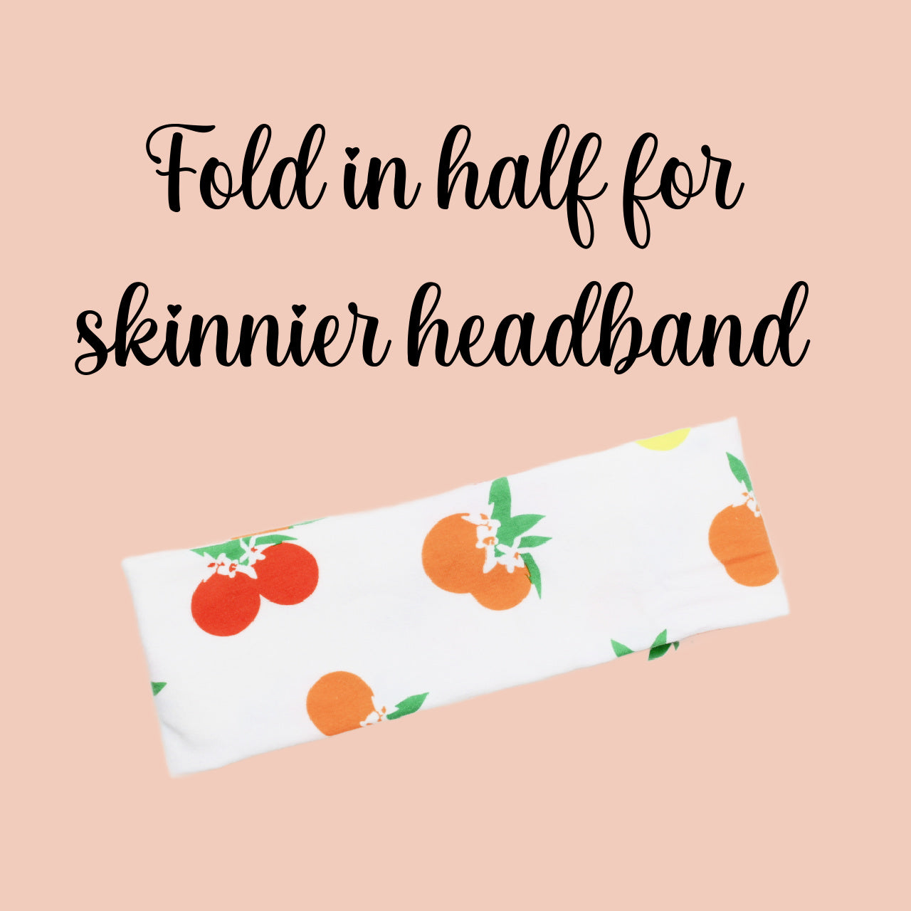 Extra Wide Fruit Tube Headband for Women, Cotton Spandex