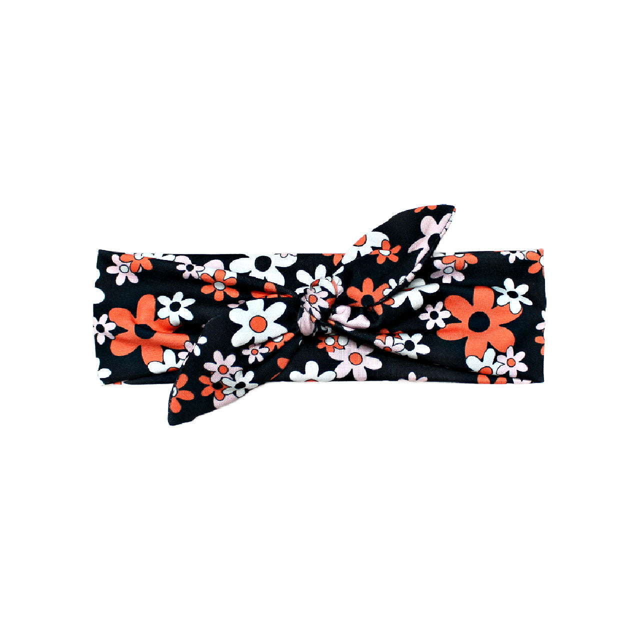 Groovy Halloween Flowers Bow Headband for Women