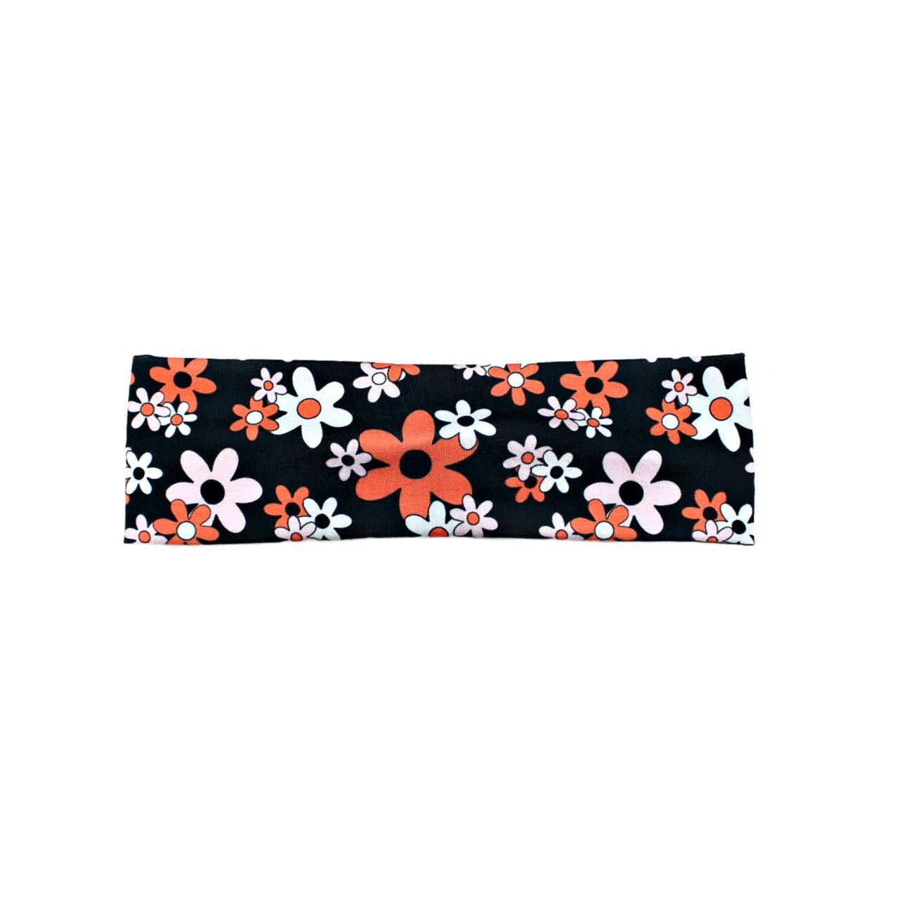 Groovy Halloween Flowers Bow Headband for Women