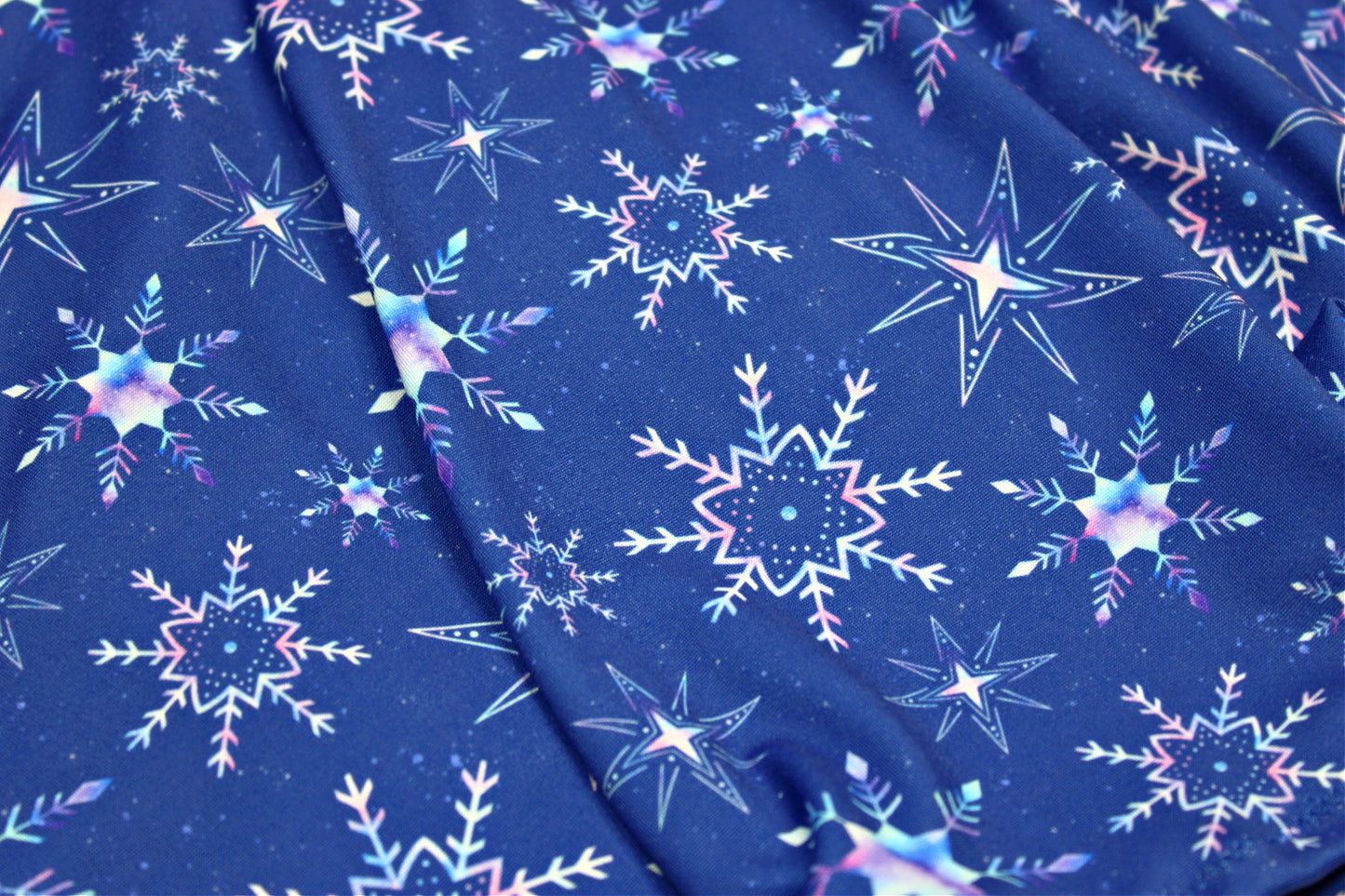 Blue Galaxy Snowflake Skater Dress, Custom, TAT 2 weeks