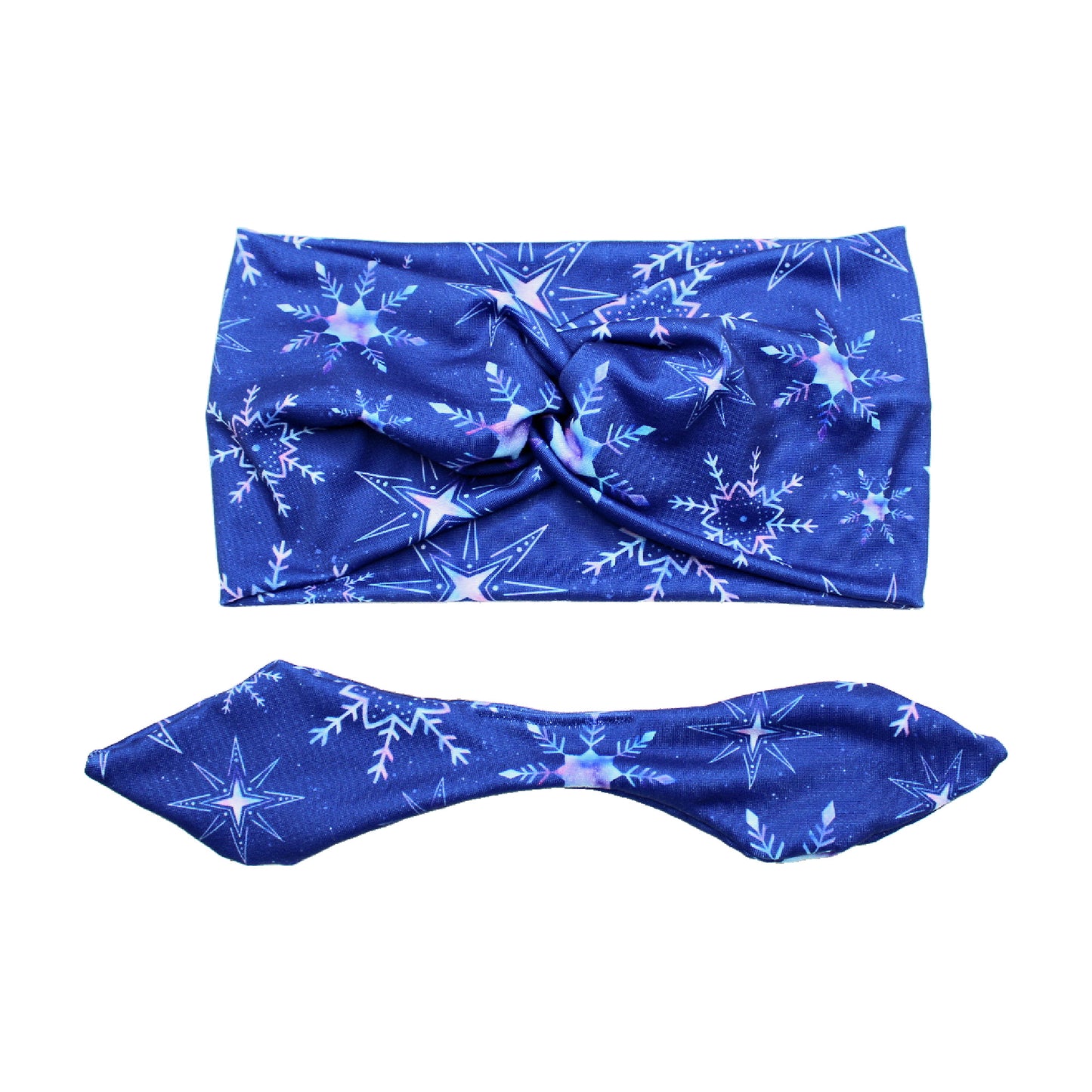 Galaxy Snowflake Bow Headband for Women