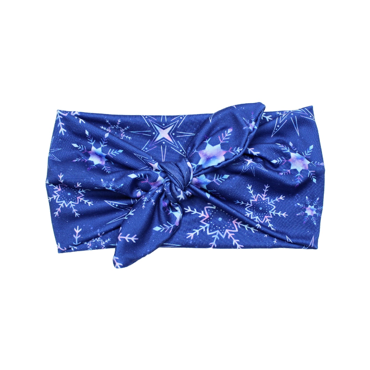 Galaxy Snowflake Bow Headband for Women