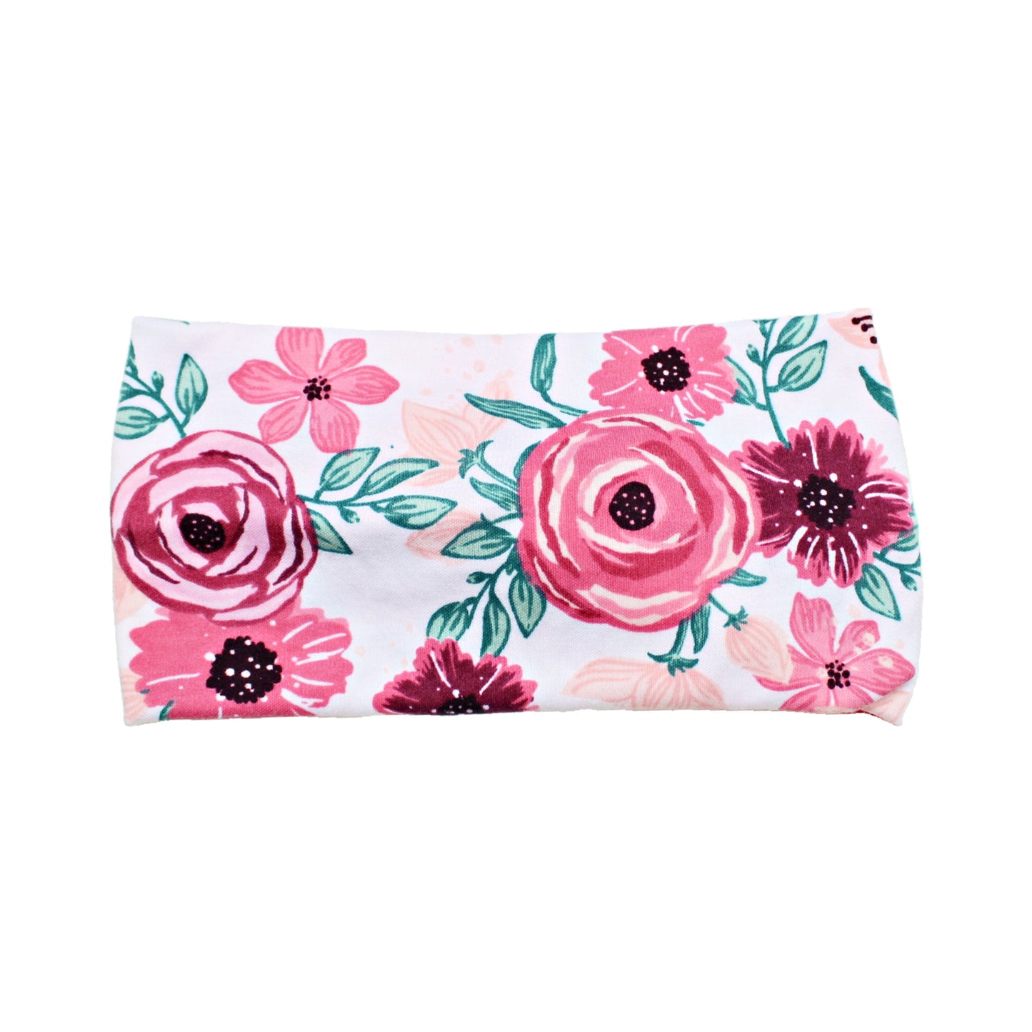 Pink Elegant Floral Bow Headband for Women