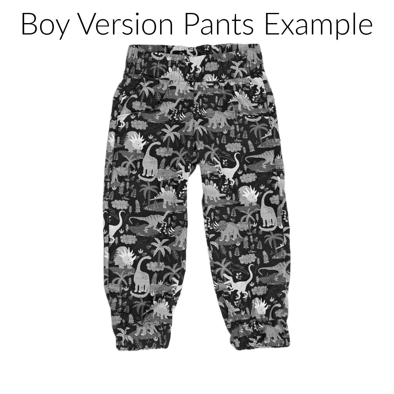 Tiger Print Cotton Parachute Pants for Girls