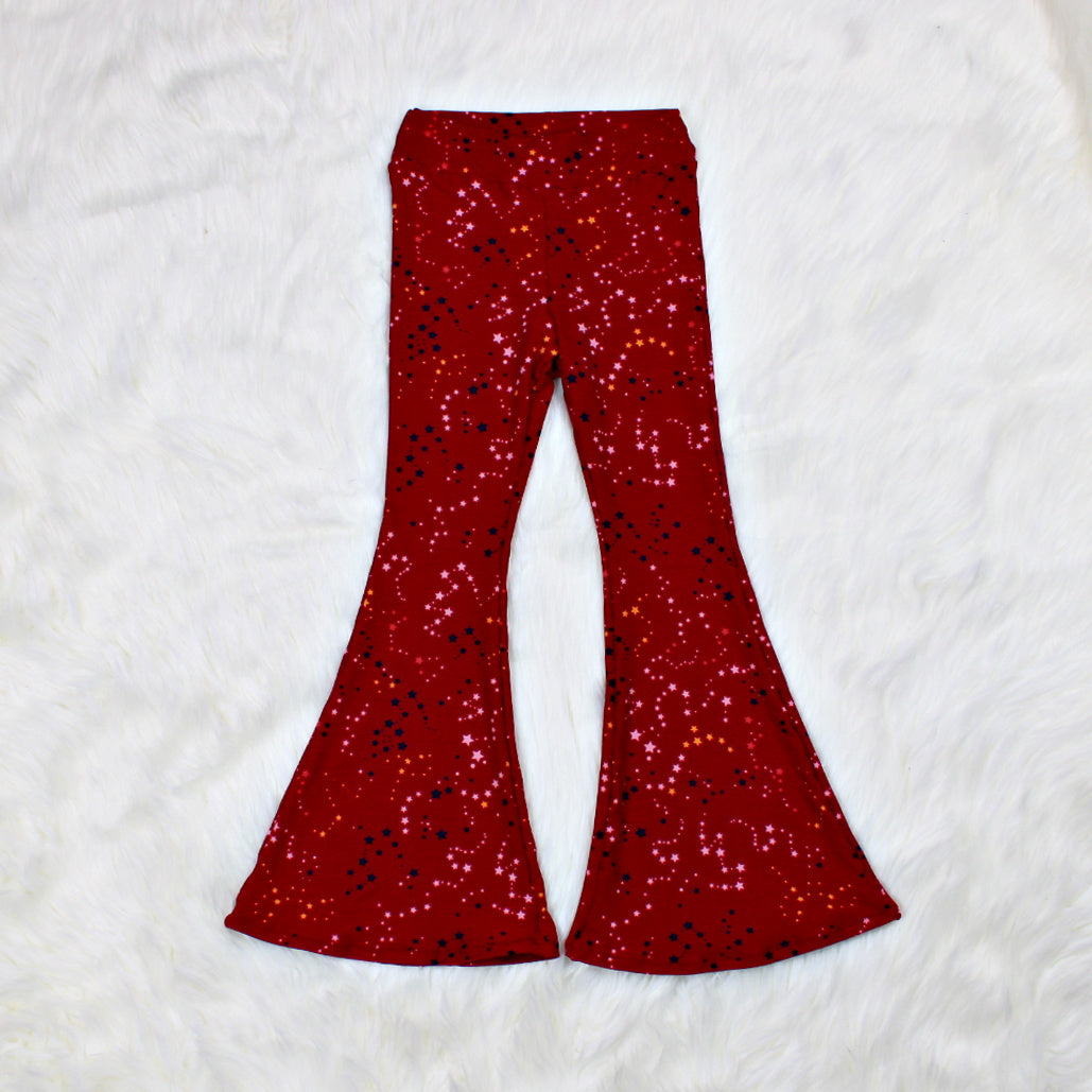 Star Flare Pants for Girls, Ready to Ship