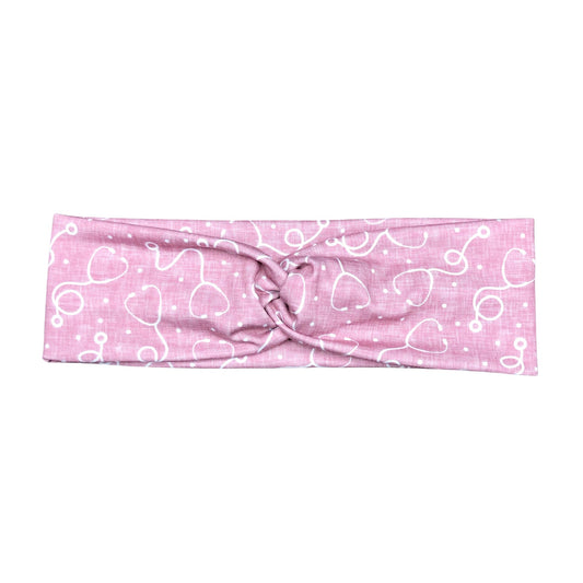 Pink Stethoscope Nurse Headband for Women