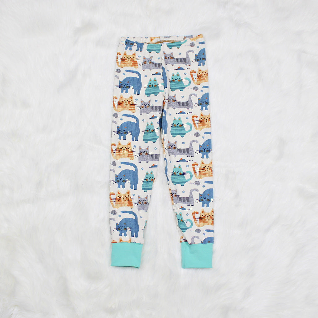 Cat Pajama Set for Kids, Ready to Ship, Unisex