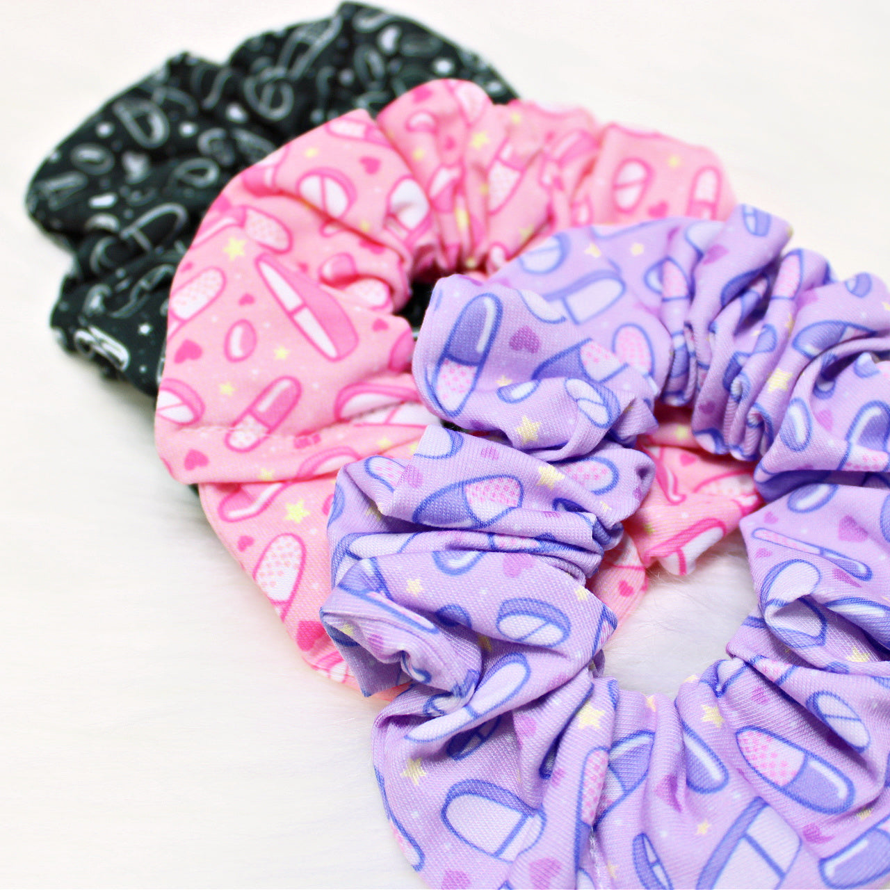 Pharmacy Tech Scrunchie Set of 3