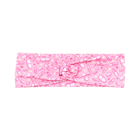 Cute Pastel Pharmacy Pill Print Headband