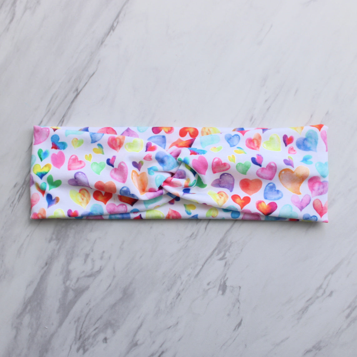 Rainbow Heart Headband