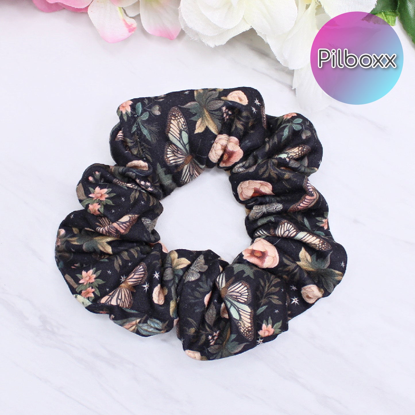 Romantic Hair Scrunchie Set of 3 or singles