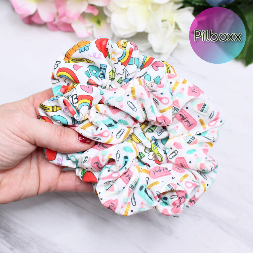 School Teacher Scrunchie Set of 2 or Singles