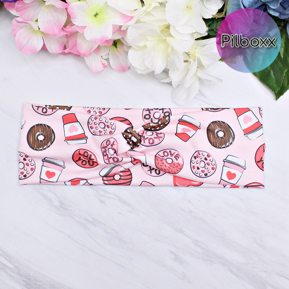 Pink Valentine's Day Donut Headband