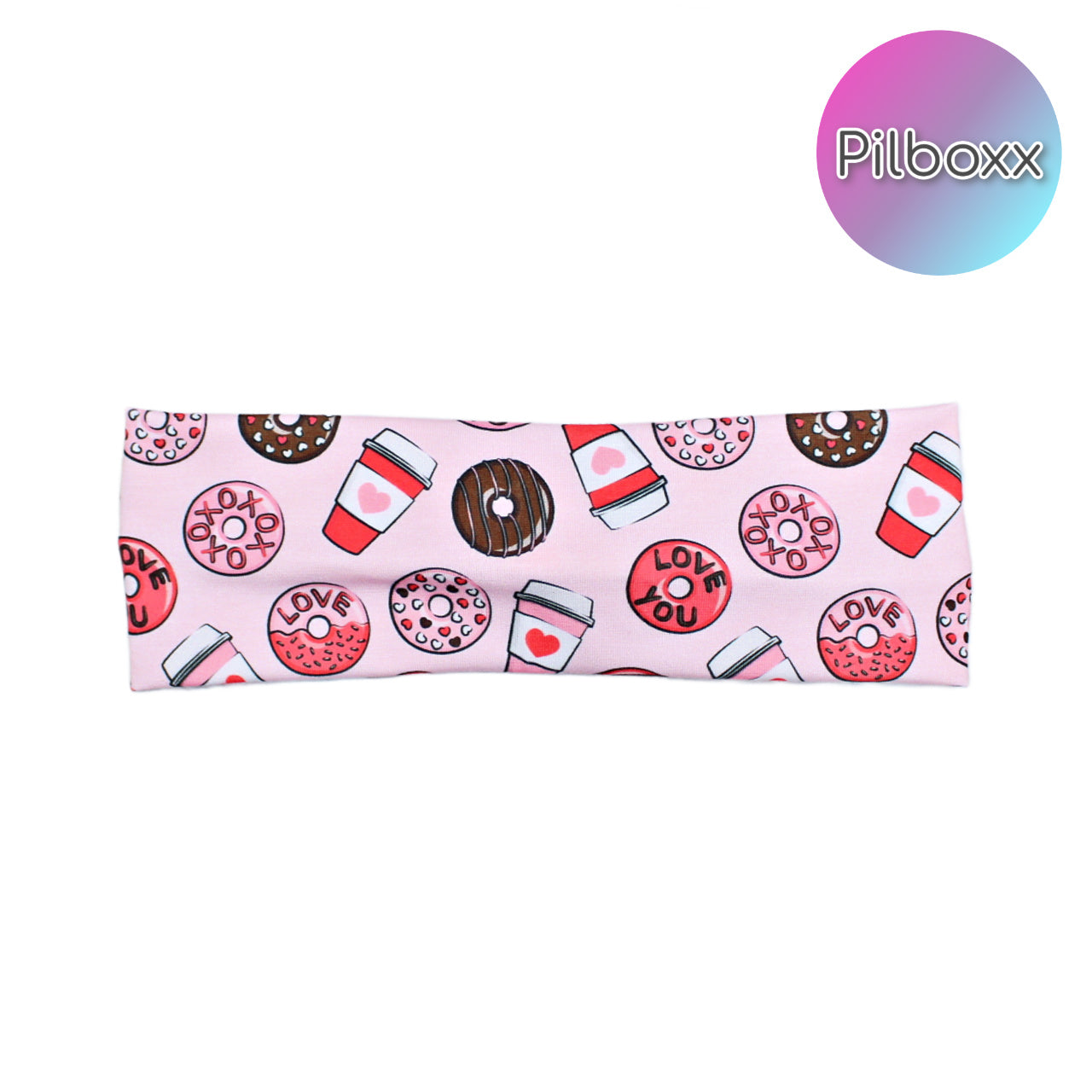 Pink Valentine's Day Donut Headband