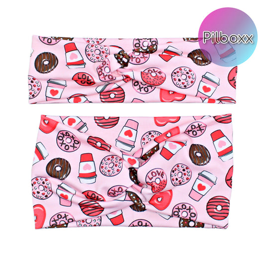 Pink Valentine's Day Donut Headband