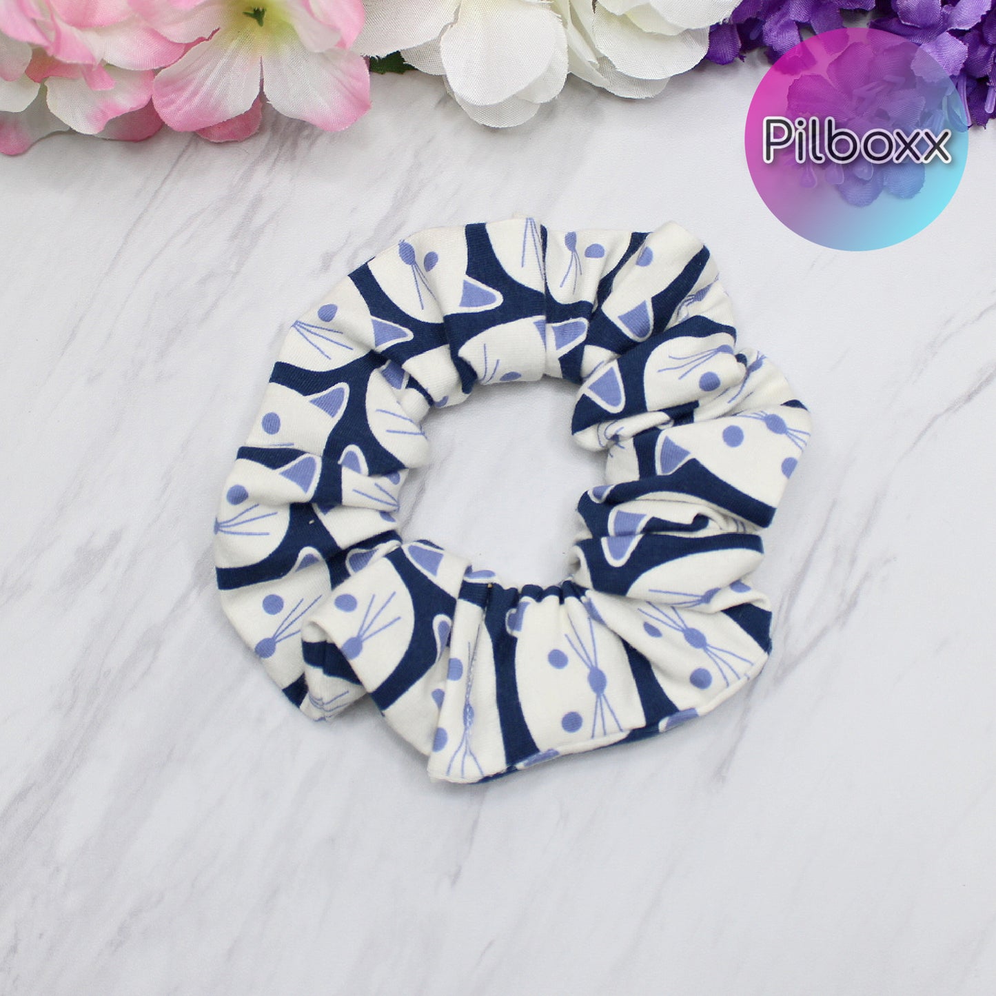 Cotton Cat Scrunchie Set or 2 or singles