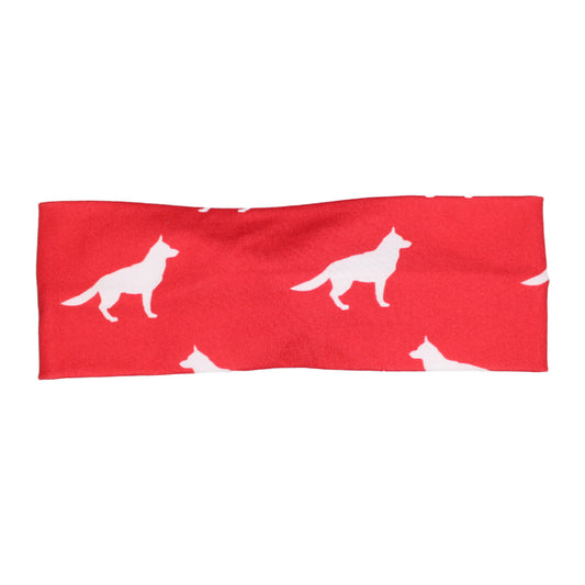 Red German Shepherd Headband