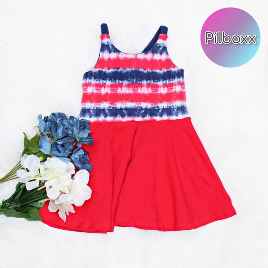 Tie Dye Toddler Mini Dress, 2t, 4t, Ready to Ship