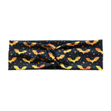 Black and Orange Bat Scrunchie