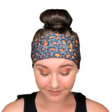 Retro 90s Paint Splatter Headband for Women, Super Soft Collection