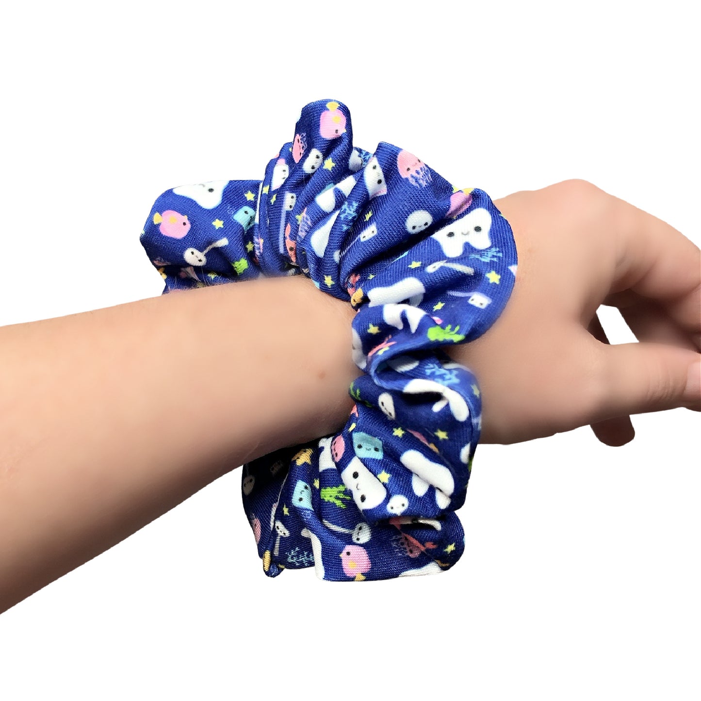 Blue Ocean Teeth Scrunchie