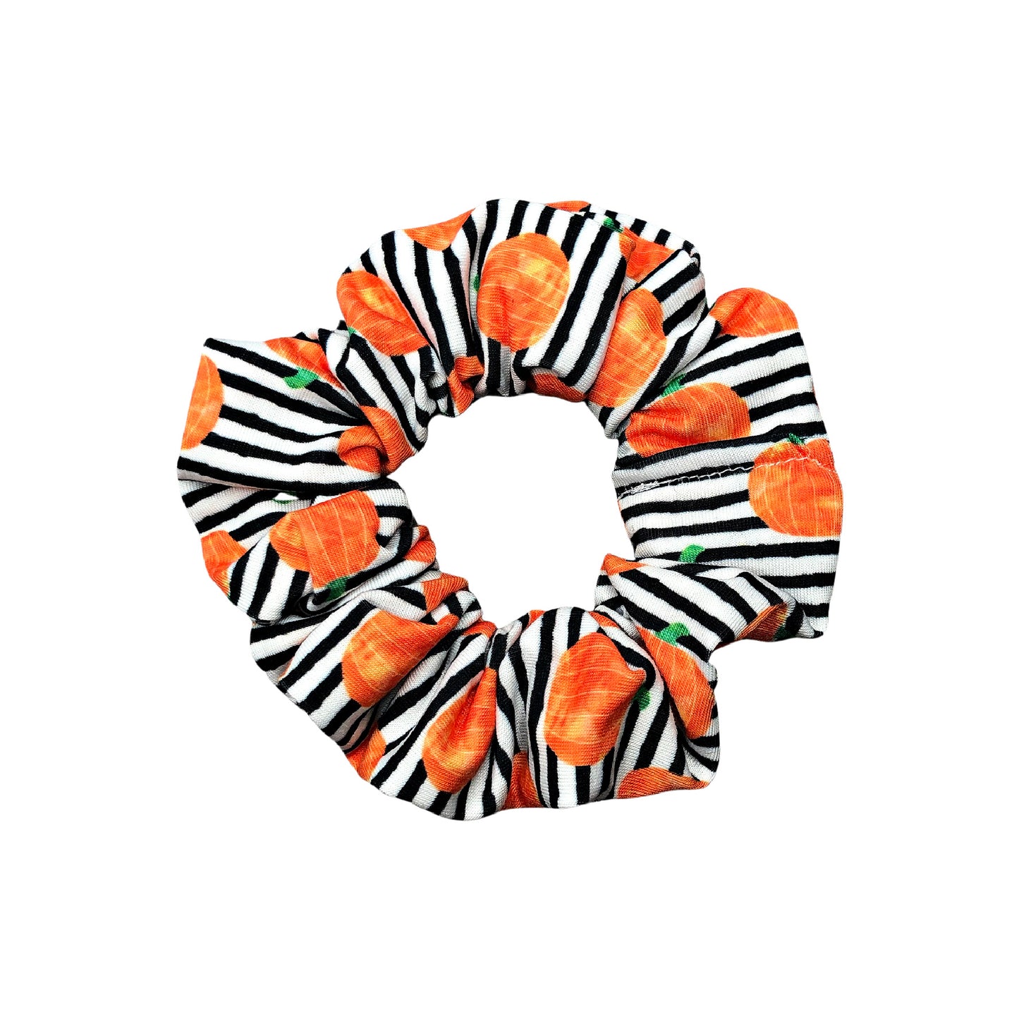 Wide Striped Pumpkin Fall Halloween Headband for Women