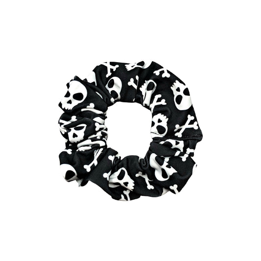 Skulls and Crossbones Scrunchie