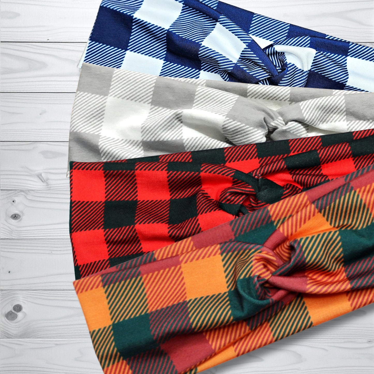Plaid / Check Headbands