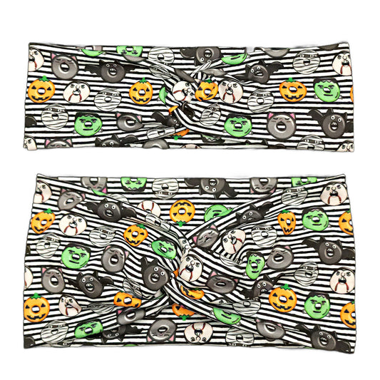 Halloween Monster Donuts Fabric Headband