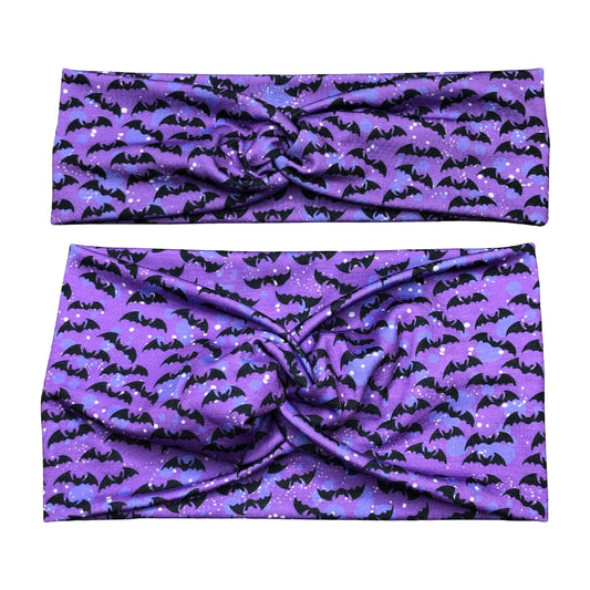 Purple Bat Halloween Headband