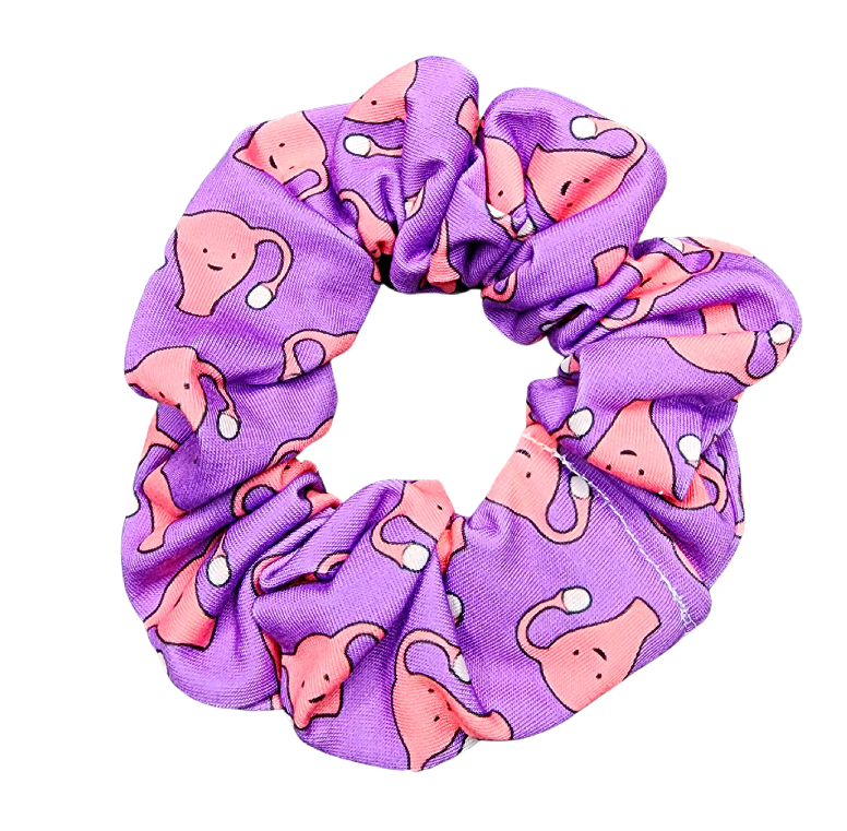 Kawaii Uterus OBGYN Scrunchie