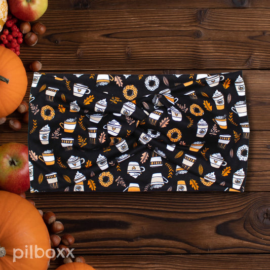 Wide Fall Coffee Headband