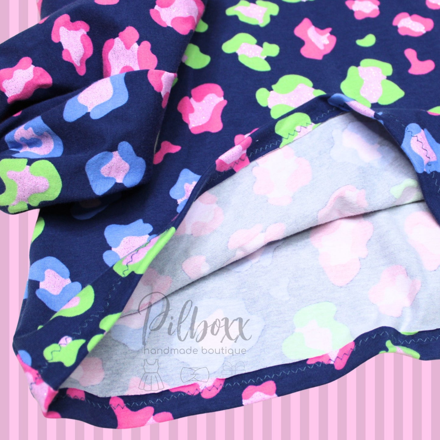 Glitter Cheetah Puffy Sleeve Top