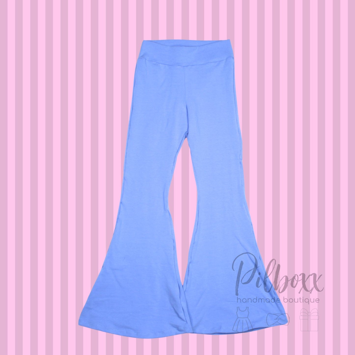 Kids Bright Flare Cotton Leggings