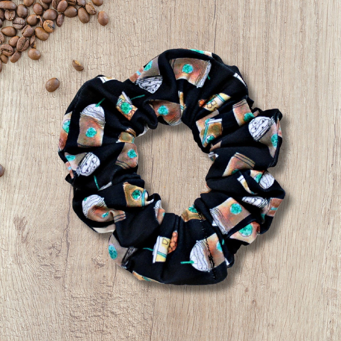 Iced Coffee Scrunchie