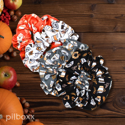 Pumpkin Spice Latte Coffee Hair Ties