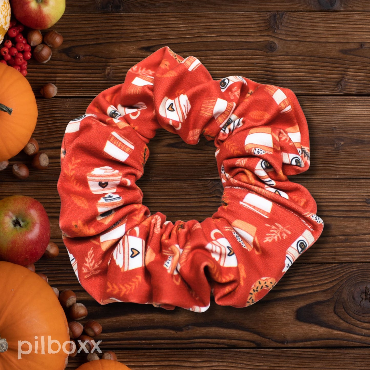 Pumpkin Spice Latte Coffee Hair Ties