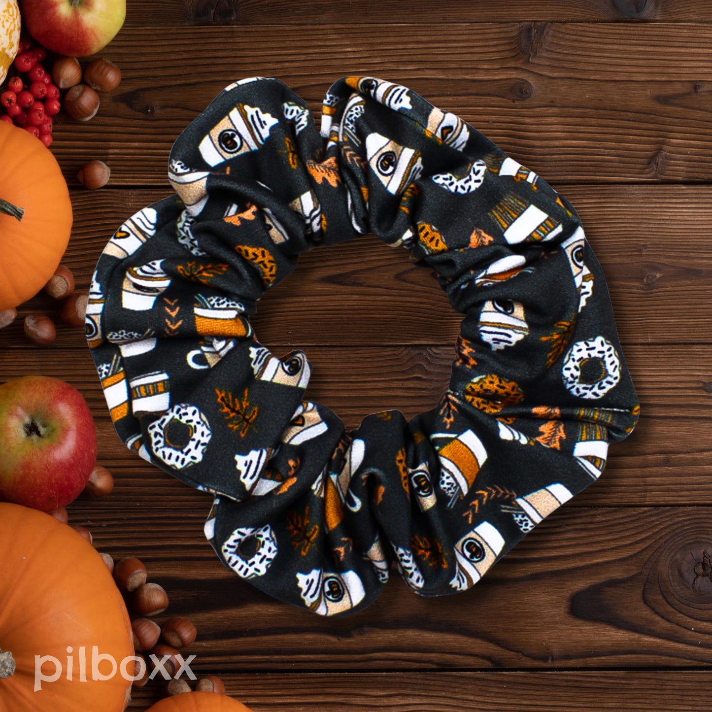 Pumpkin Spice Latte Coffee Hair Ties