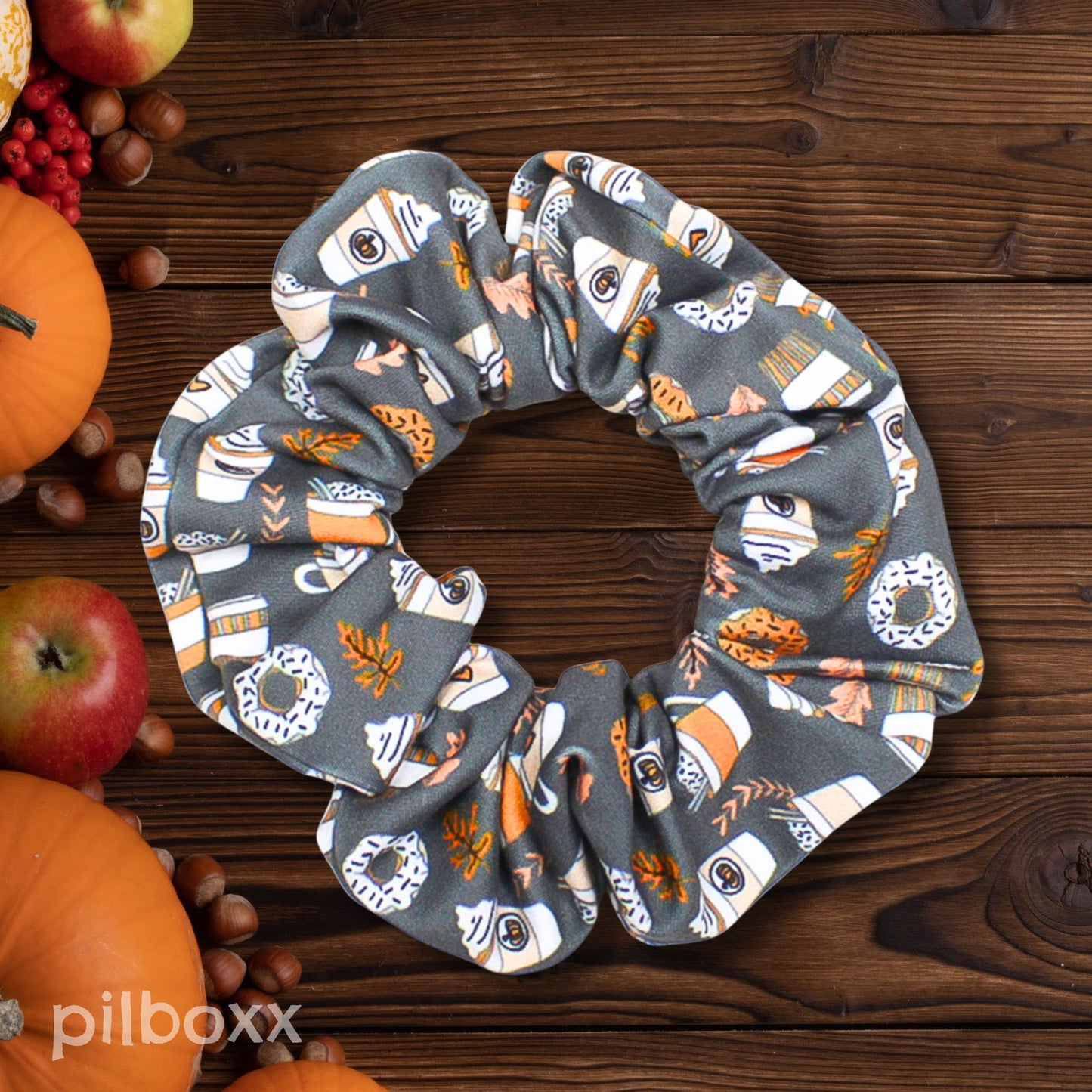 Pumpkin Spice Latte Coffee Hair Ties