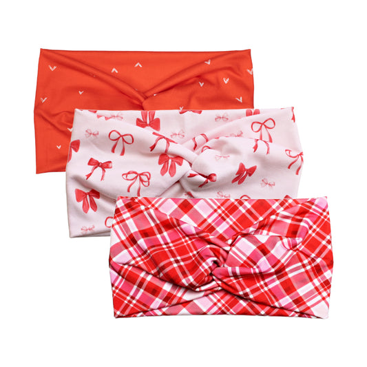 Wide Girly Valentine's Day Headbands