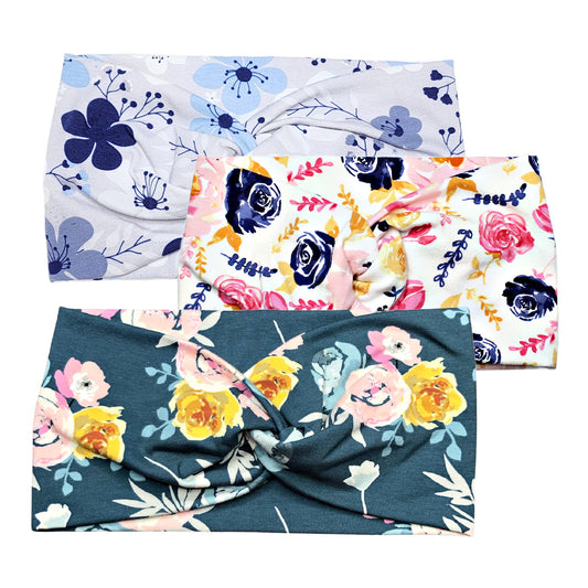 Big Floral Headbands