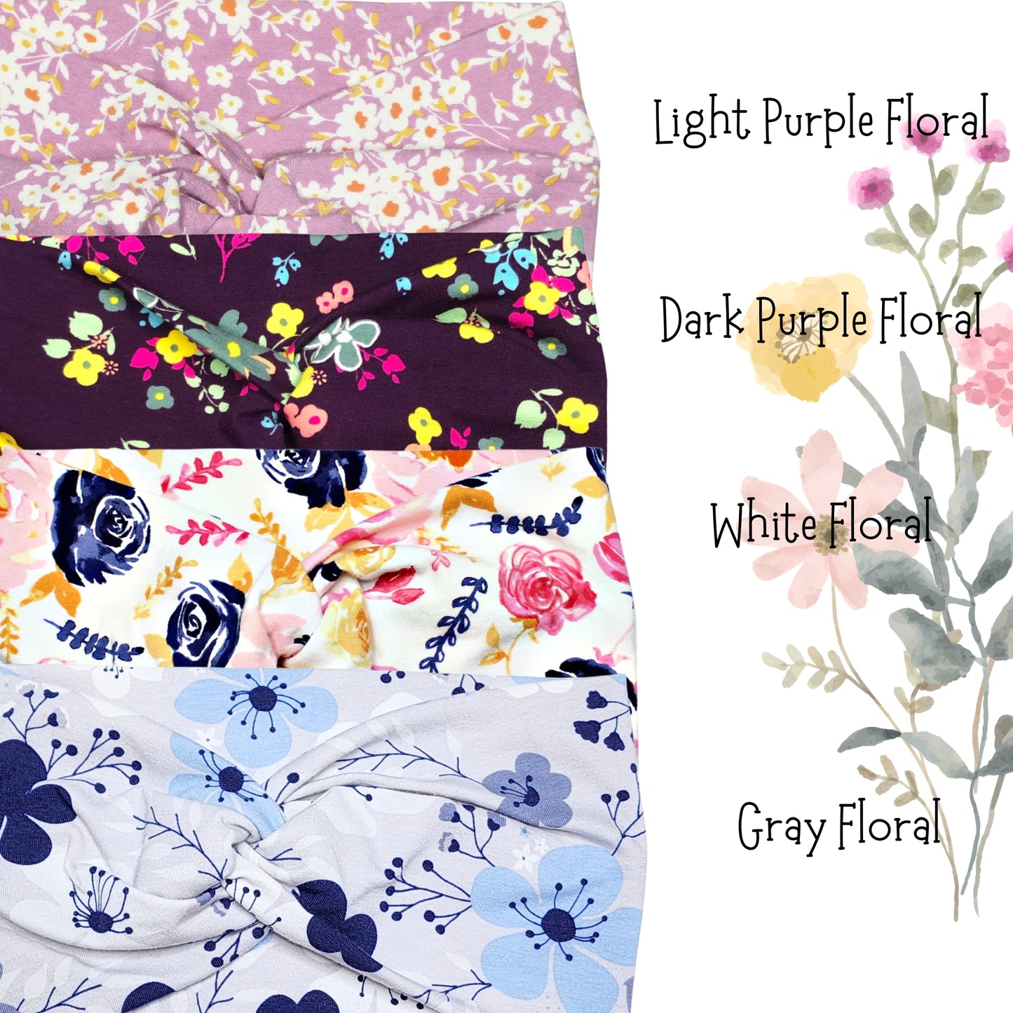 Wide Cotton Headbands