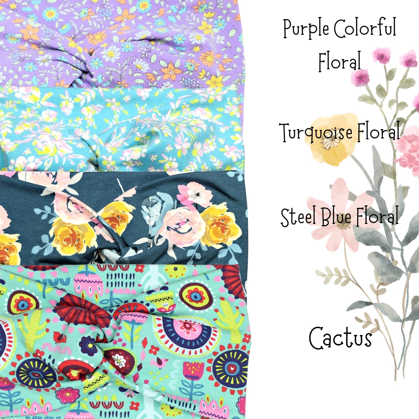 Wide Cotton Headbands
